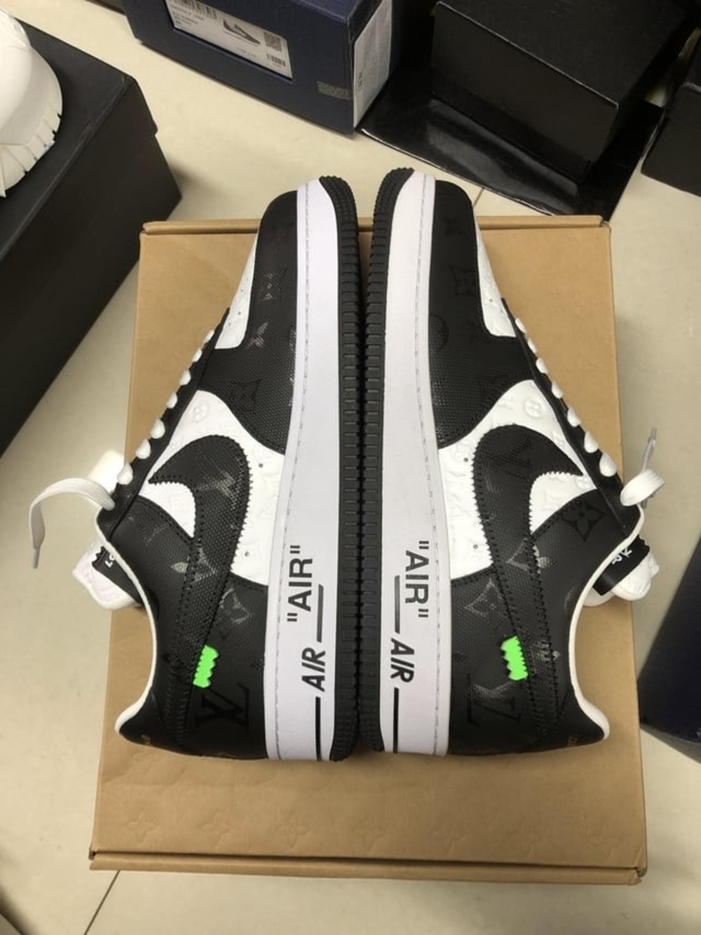 Nike Custom Louis Vuitton Air Force 1 Off White 🔥💯